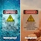 Signmission No Flammable Liquids Danger Sign, Plastic, 7in W x 10in L, 2PK OS-2PACK-DS-P-710-V-1466 - alternate 7